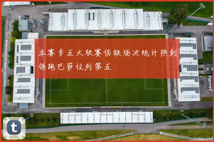 本赛季五大联赛伤缺场次统计热刺领跑巴萨位列第五